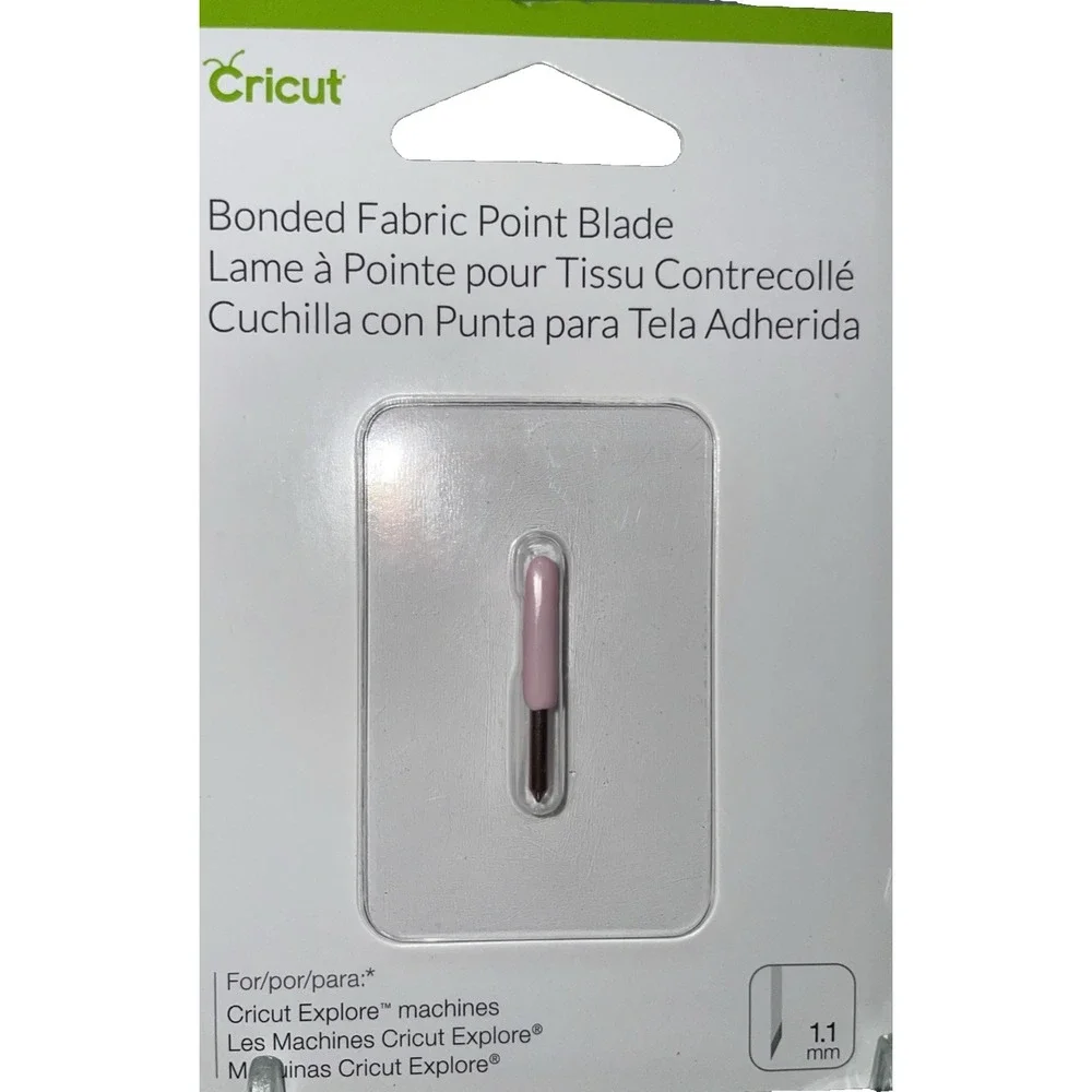 Cricut  1.1mm Bonded Fabric Point‎ Blade NEW Sealed Package